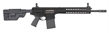 Picture of LWRC R.E.P.R. MKII 7.62x51mm NATO 20+1 16" Black Nitride Threaded Barrel, Black Cerakote Picatinny Rail Receiver, B5 Systems Precision Stock Black Synthetic Stock, Black Magpul+ Grip REPRMKIIR7BF16SC