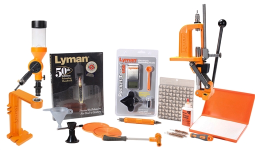 Picture of Lyman Brass Smith Victory Press Reloading Kit 1 Hole Cast Iron 7810360