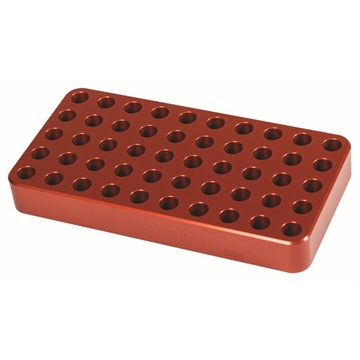 Picture of Lyman Anodized Aluminum Loading Block .388 Hole Size for Small Rifles 7728080