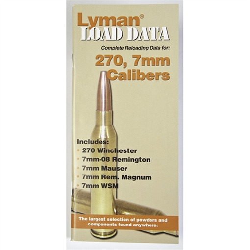 Picture of LYMAN LOAD DATA BOOK RIFLE 270 7MM (6) 9780012