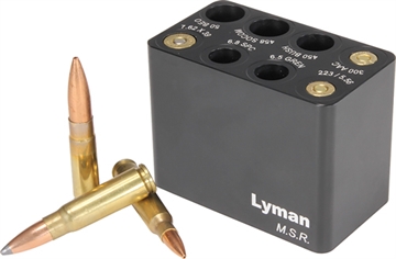 Picture of Lyman MSR Ammo Checker Block Black Multi Rifle Firearm 7833003