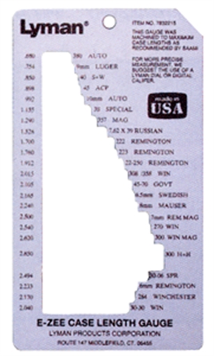 Picture of Lyman E-Zee Case Length Gauge 1 All Over 70 Rifle/Pistol & Rifle Cases 7832215