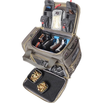 Picture of G-Outdoors Range Bag with 2 Dump Cups and Foam Cradle for 4 Handguns M/L GPS-1512MLBRK