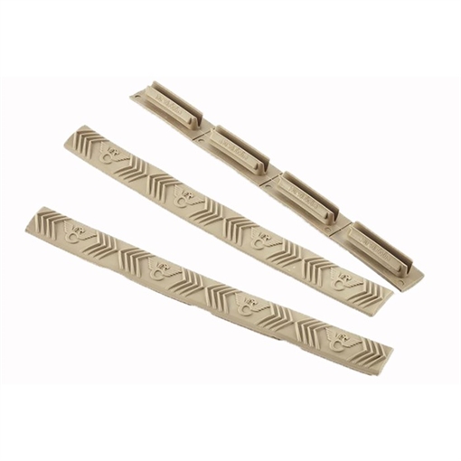 Picture of Wilson Combat M-LOK RAIL COVER 4-SLOT 3-PACK FDE TR-MRC-FDE