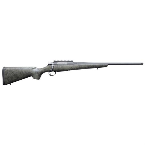 Picture of Howa 1500 Superlite Full Size 308 Win 5+1 20" Blued Threaded Barrel, Blued Picatinny Rail Steel Receiver, Green w/Black Webbing Fixed Stocky's Synthetic Stock HCSL308GRN