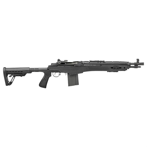 Picture of Springfield Armory M1A SOCOM 16 CQB 7.62x51mm NATO 10+1 16.25" Carbon Steel Barrel Black Parkerized Rec Black 5 Position Archangel CQB Adjustable Stock Black Polymer Grip Right Hand AA9611