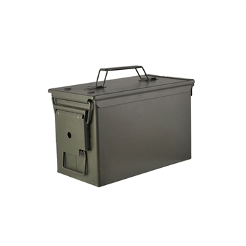 Picture of Brownells STEEL AMMO CAN, M2A1 50 CALIBER, O.D. GREEN AMMO BOX M2A1 AMMO BOX M2A1 AMMO BOX M2A1