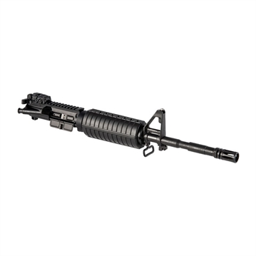 Picture of Colt's Manufacturing Complete Upper Receiver, Fits AR, 223 Rem/556NATO, 14.5" Chrome Lined Barrel, 1:7 RH Twist, Magpul Flip-Up Rear Sight, M4 Contour Barrel, Standard Sling Swivel, Bolt Carrier Assembly and Charging Handle, Black Finish, Not Pinned and Welded LE6921CK
