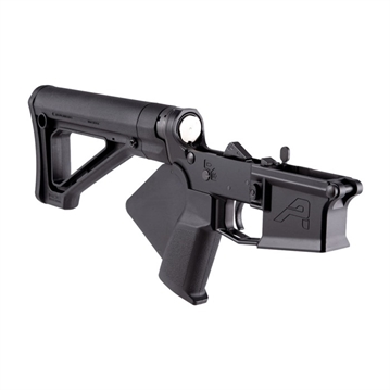 Picture of Aero Precision M4E1 FEATURELESS COMP LOWER W/FIXED CARB STOCK FOR AR-15 BLK APAR600131