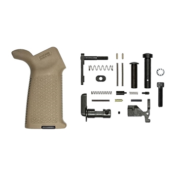 Picture of Aero Precision M4E1 LOWER PARTS KIT W/MOE GRIP, NO FCG FOR AR-15 FDE APRH100985