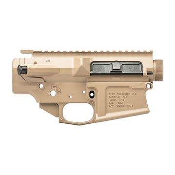 Picture of Aero Precision M5 (.308) THREADED ASSEMBLED RECEIVER SET FDE CERAKOTE APCS308160