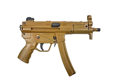 Picture of MAC 5K 9mm Luger 30+1 5.80" Black Phosphate Steel Threaded Barrel, RAL 8000 Optics Ready Receiver/Frame, Black Grip, Ambidextrous 12750009