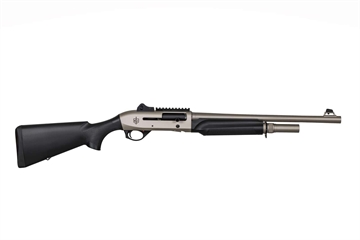 Picture of MAC 2 TACTICAL MARINE SGA 12GA 18.5IN BBL GHOST RING SIGHT NICKEL FINISH 5+1 RDS BLK POLY STOCK 723551444382
