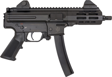Picture of Military Arms Corporation MAC IX, Semi-automatic, Steel Frame Pistol, 9MM, 6.5" Barrel, Black, Fixed Sights, 30 Rounds, 2 Magazines, Fixed Sights 12755001