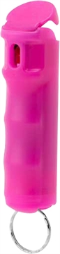 Picture of Mace Security International Compact Pepper Spray, 12 Gram, Aerosol, Includes Flip Top Safety and Keychain Attachment, Matte Finish, Pink 80787