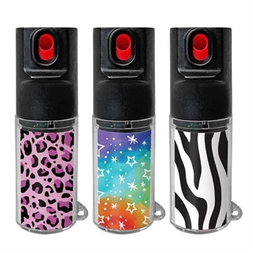 Picture of Mace Chameleon Pepper Spray Pink Stars Zebra 80777