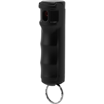 Picture of Mace Security International Compact Pepper Spray, 12 Gram, Aerosol, Includes Flip Top Safety and Keychain Attachment, Matte Finish, Black 80785