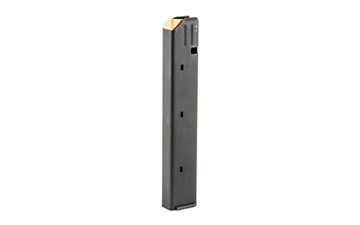 Picture of Ammunition Storage Components Magazine, 9MM, Fits AR Rifles, 32Rd, Stainless, Black 32-9MM-AR-SS-BM-O-ASC