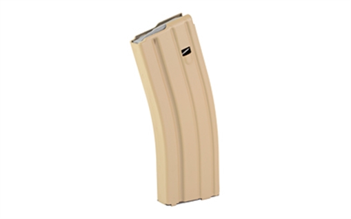 Picture of Ammunition Storage Components Magazine, 223REM/556NATO, 30Rd, Flat Dark Earth Marlube w/ Gray Follower, Fits AR-15 30-223-AL-FDE-G-ASC