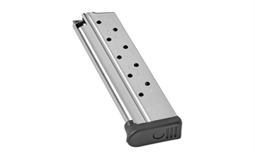 Picture of CMC Products  Range Pro 10+1 9mm Fits 1911 Full Size Stainless/Black Fluoropolymer  M-RP-9FS10