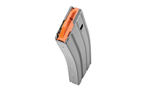 Picture of DuraMag Speed 30rd 223 Rem/300 Blackout/5.56x45mm NATO for AR-15 Gray w/ Orange Follower Detachable 3023002178CPD