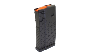 Picture of HEXMAG Magazine, 308 Winchester/762NATO, 20 Rounds, Fits DPMS/SR25, Polymer, Black HX20-SR25-BLK HX20SR2551BL