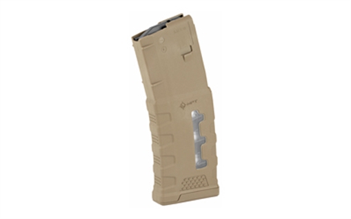 Picture of Mission First Tactical MFT Window EXD Polymer Magazine, 223 Remington/556NATO, .300 AAC Magazine, 30 Rounds, Fits AR Rifles, Polymer, Flat Dark Earth EXDPM556-W-SDE