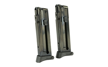 Picture of Ruger Magazine, 22LR, 10 Rounds, Fits Ruger SR22, with Finger Rest, 2 Pack, Steel, Blued Finish 90647