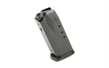Picture of Ruger Magazine, 40 S&W, 9 Rounds, Fits Ruger SR40c, with Finger Rest, Steel, Blued Finish 90368