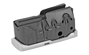 Picture of Savage Arms Magazine, Bottom Release, Short Action, 25-06 Rem,/ 270 Win/ 30-06 Springfield, 4 Rounds, Fits 110/114/116C, Stainless Finish 0113562 55109