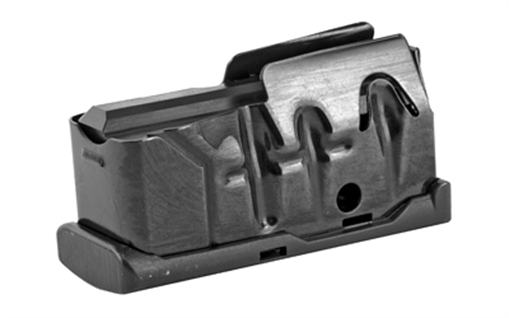 Picture of Savage Arms Magazine, Integral Release, Short Action, 350 Legend, 4 Rounds, Fits AXIS/AXIS Stainless/11 Light Weight Hunter/11Trophy Hunter XP/10 Trophy Hunter XP/11 Lady Hunter/11 Hunter XP/16 Trophy Hunter XP/110 Engage Hunter XP/11 DOA Hunter XP/110 APEX XP/110/110 Hog Hunter, Blued Finish 55236