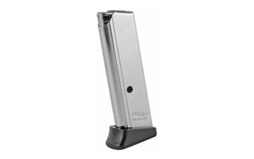 Picture of Walther Magazine, 380ACP, 6 Rounds, Fits PPK, with Finger Rest, Nickel Finish 2246010