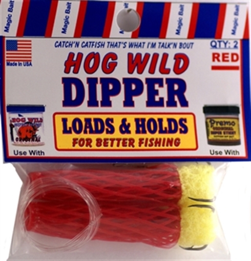 Picture of MAGIC BAIT HOGWILD RED BAITDIPPER WORM 2CD BDW23