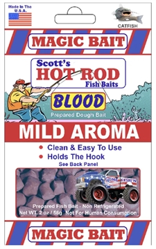 Picture of MAGIC BAIT HOT ROD MILD AROMA BLOOD 2OZ BAG MA-BLD