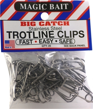 Picture of MAGIC BAIT SS TROTLINE CLIPS 25PK MAGIC-CLIPS