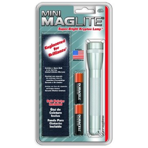 Picture of Maglite M2A Mini Mag 2 AA-Cell Incandescent Flashlight w/Holster M2A10H
