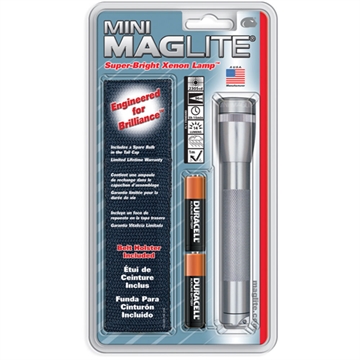 Picture of Maglite M2A Mini Mag 2 AA-Cell Incandescent Flashlight w/Holster M2A09H
