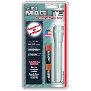 Picture of Maglite M2A Mini Mag 2 AA-Cell Incandescent Flashlight w/Holster M2A10H