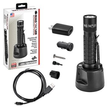 Picture of Maglite Mag-TAC LED Rechargeable Flashlight TRM1RE4