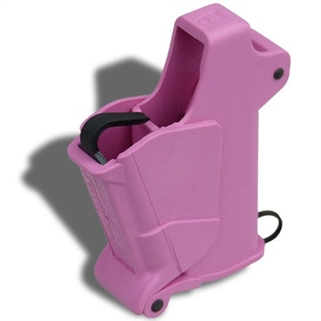 Picture of MAGLULA BABYUPLULA PISTOL MAGAZINE LOADER AND UNLOADER FOR SINGLE-STACK MAGS WITHOUT A PROJECTING SIDE-BUTTON .22LR TO .380 PINK UP64P