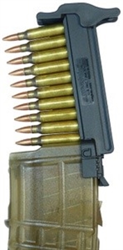 Picture of Maglula StripLULA Loader Black Polymer 10rd 223 Rem/ 5.56x45mm NATO Compatible w/ Steyr Arms AUG LU54B