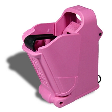 Picture of Maglula UpLULA Loader & Unloader Double & Single Stack Style made of Polymer with Pink Finish for 9mm Luger, 45 ACP Pistols UP60P