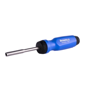 Picture of Brownells MAGNA-TIP RATCHETING SCREWDRIVER, BLUE    WRS1WJ-BROWNEL