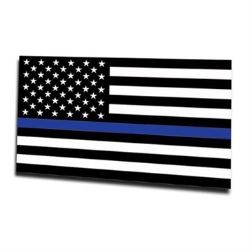 Picture of Thin Blue Line Magnet - Thin Blue Line American Flag MAG-TBL-AM-3X5
