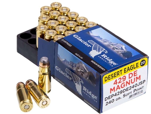 Picture of Magnum Research Desert Eagle 429DE 240gr Jacketed Hollow Point 20 Per Box/25 Case DEP429DE240JHP