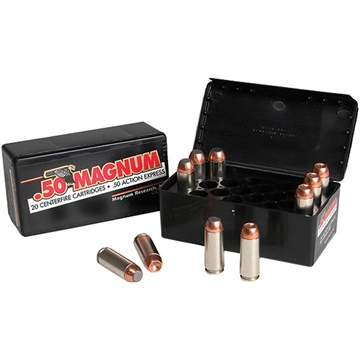 Picture of Magnum Research Blount, 50 Action Express, 350 Grain, Jacketed Soft Point, 20 Round Box DEP50JSP350B