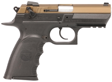Picture of Magnum Research Baby Eagle III 40 S&W 12+1 3.85" Burnt Bronze Carbon Steel Slide Black Textured BE94133RSLBB