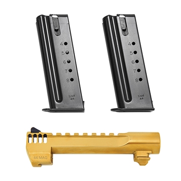 Picture of MAGNUM RESEARCH BBL DE MKXIX 6 CS 44MAG GOLD 2 MAGAZINE CLAM BMCP446TGIMB