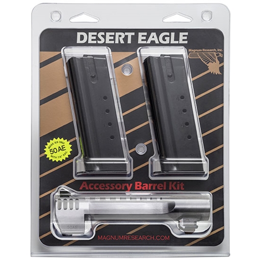 Picture of MAGNUM RESEARCH BBL DESERT EAGLE 50AE 6 SS INT MBRAKE 2 MAGS BMCP506SRMB