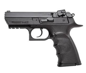 Picture of Magnum Research Baby Eagle III Semi Compact Handgun 9mm 2 10rd Magazines 3.85" Barrel Polymer Black BE99003RSL